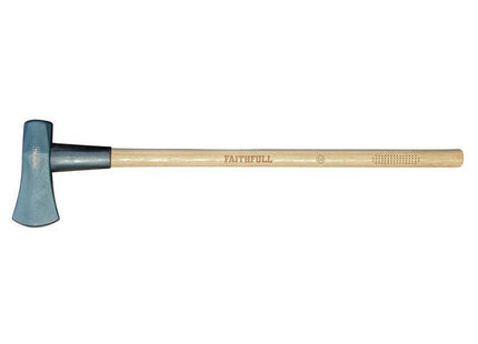 Faithfull Log Splitting Maul Fsc Hickory Shaft 3.6Kg (8Lb)