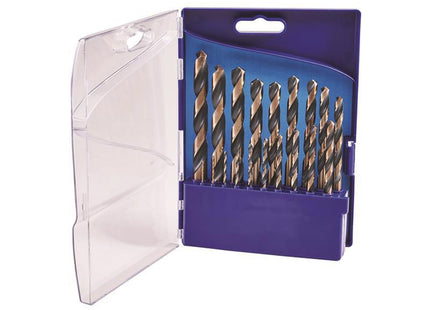 Faithfull Professional Hss Jobber Drill Bit Set, 19 Piece (1 - 10Mm)