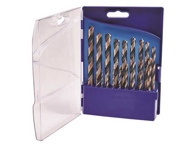 Faithfull Professional Hss Jobber Drill Bit Set, 19 Piece (1 - 10Mm)