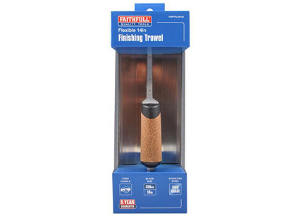 Faithfull Flex Finishing Trowel With Cork Handle 350mm (14In)