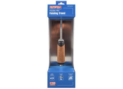 Faithfull Flex Finishing Trowel With Cork Handle 400mm (16In)