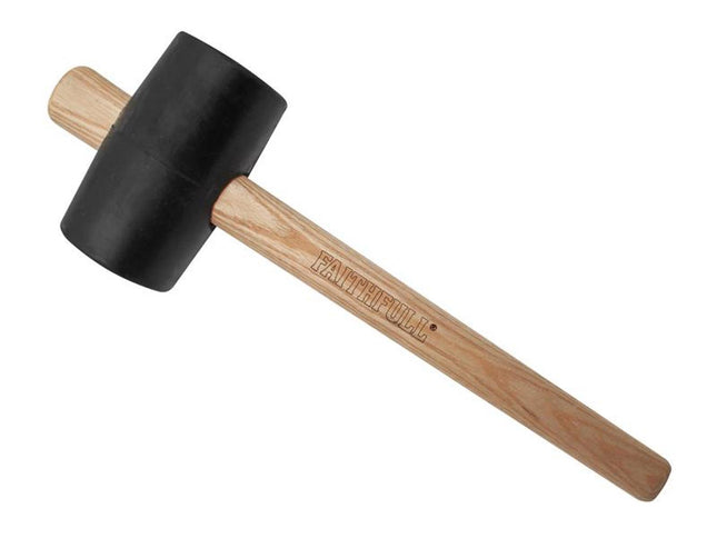 Faithfull Fsc Black Rubber Mallet 16Oz