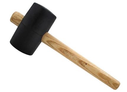 Faithfull Fsc Black Rubber Mallet 28Oz