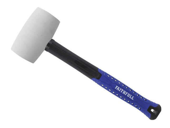 Faithfull White Fibreglass Mallet 24Oz