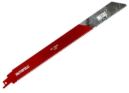 Faithfull S1230hm Metal Carbide Sabre Saw Blade 304Mm X 8 Tpi
