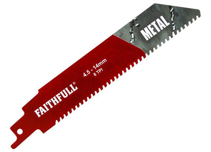 Faithfull S930hm Metal Carbide Sabre Saw Blade 152Mm X 8 Tpi