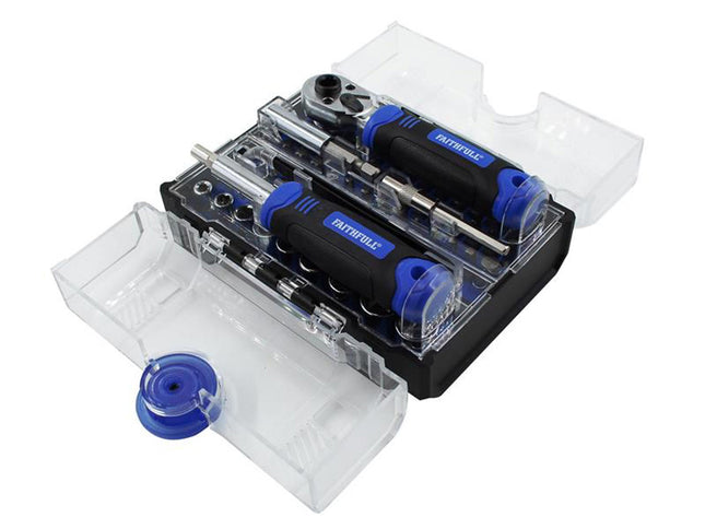 Faithfull Screwdriver And Socket Set, 78 Piece