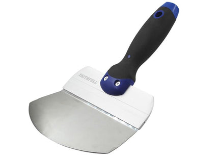 Faithfull Soft-Grip Curved Blade Bucket Trowel 165Mm (6.5In)