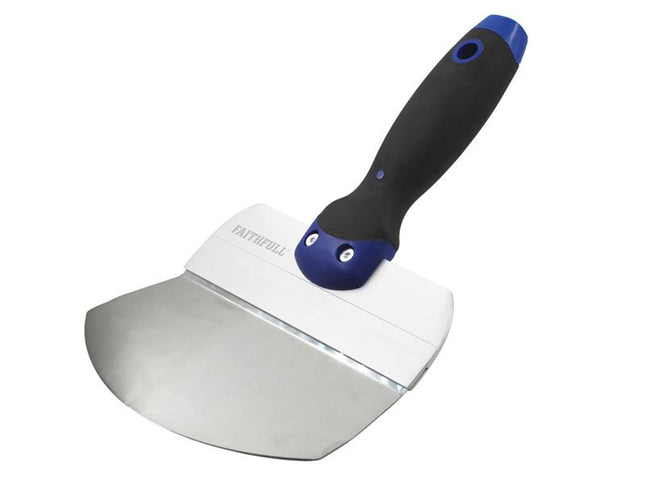 Faithfull Soft-Grip Curved Blade Bucket Trowel 165Mm (6.5In)