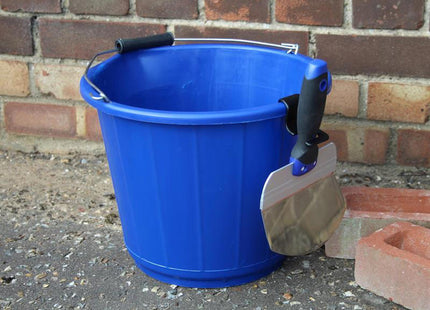 Faithfull Soft-Grip Curved Blade Bucket Trowel 165Mm (6.5In)