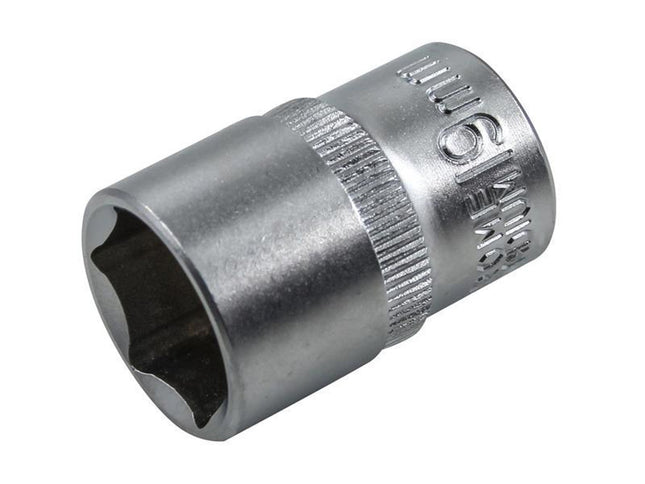 Faithfull Hex Socket 1/2In Drive 19Mm