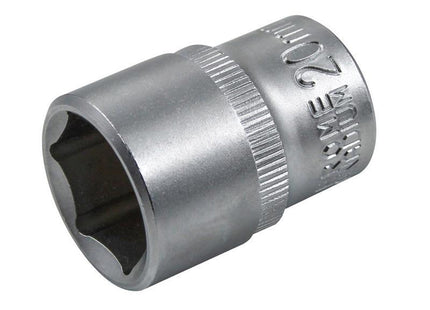 Faithfull Hex Socket 1/2In Drive 20Mm