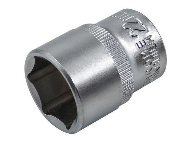 Faithfull Hex Socket 1/2In Drive 22Mm