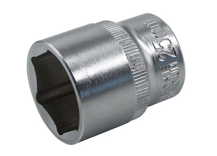 Faithfull Hex Socket 1/2In Drive 25Mm