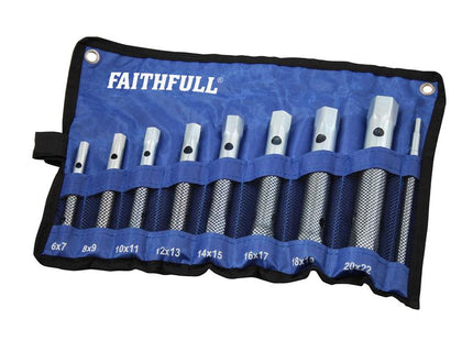 Faithfull Box Spanner Set, 8 Piece