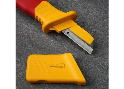 Faithfull Vde Cable Knife 200Mm - Precision Cutting Tool for Electrical Work