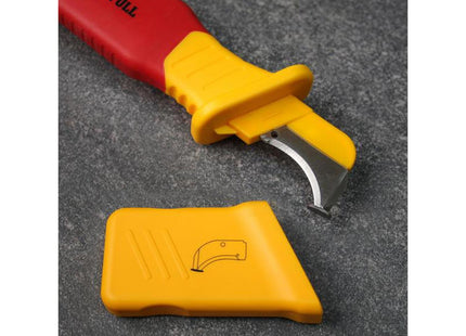 Faithfull VDE Stripping Knife With Guiding Shoe 190Mm - FAITKVDEG