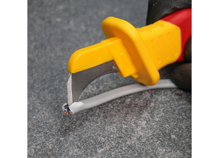 Faithfull VDE Stripping Knife With Guiding Shoe 190Mm - FAITKVDEG