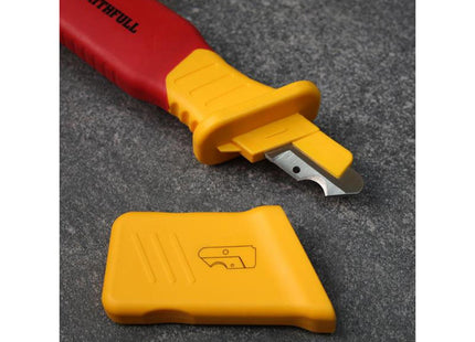 Faithfull Vde Stripping Knife With Hook Blade 190Mm - FAITKVDEH