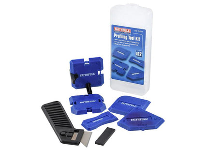 Faithfull Profiling Tool Kit, 12 Piece