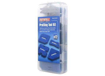 Faithfull Profiling Tool Kit, 12 Piece