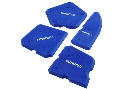 Faithfull Profiling Tool Kit, 4 Piece