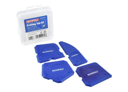 Faithfull Profiling Tool Kit, 4 Piece