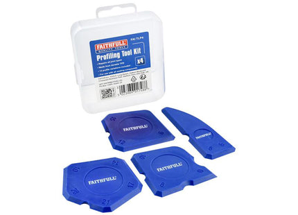 Faithfull Profiling Tool Kit, 4 Piece