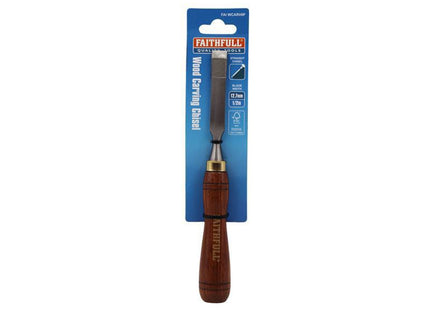 Faithfull Fsc Straight Chisel Carving Chisel 12.7Mm (1/2In)