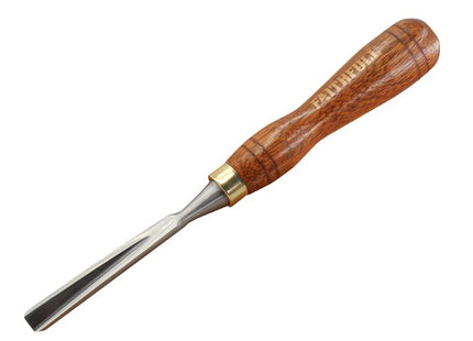 Faithfull V-Straight Parting Carving Chisel 9.5mm (3/8in) 