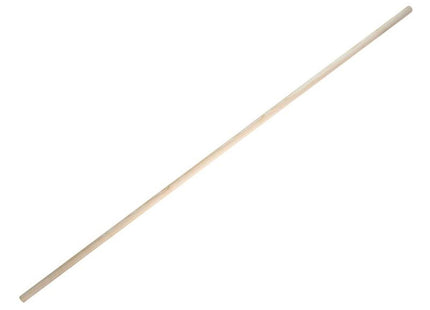 Faithfull Wooden Broom Handle 72In x 1.1/8In - FAIWH72118