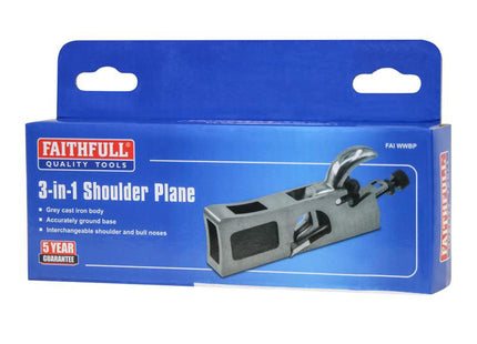 Faithfull 3-In-1 Shoulder Plane