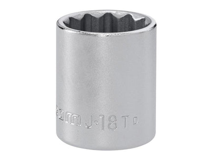 Facom J.18T 12 Point Standard Socket 3/8In Drive 18Mm