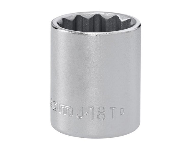 Facom J.18T 12 Point Standard Socket 3/8In Drive 18Mm