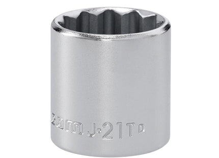 Facom J.21T 12 Point Standard Socket 3/8In Drive 21Mm