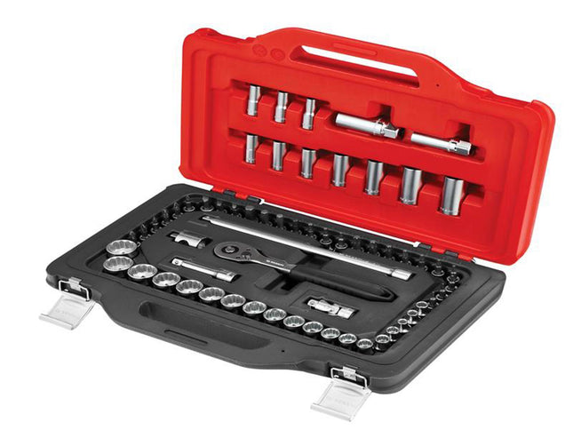 Facom 3/8In Drive Socket Set, 62 Piece