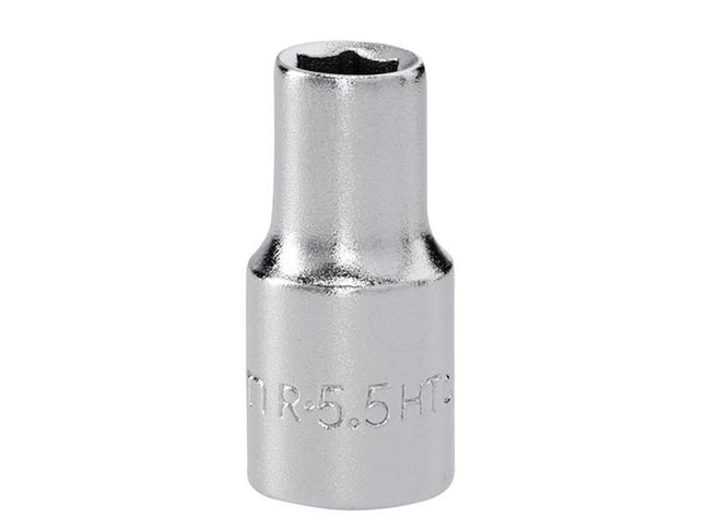 Facom R.5.5Ht 6 Point Standard Socket 1/4In Drive 5.5Mm