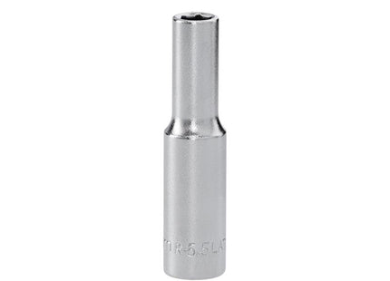 Facom R.5.5Lat 6 Point Deep Socket 1/4In Drive 5.5Mm