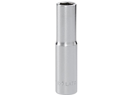 Facom R.7Lat 6 Point Deep Socket 1/4In Drive 7Mm