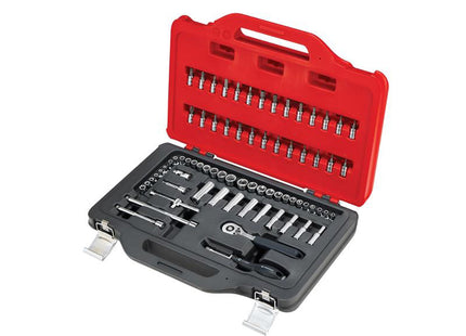 Facom 1/4In Drive Socket Set, 72 Piece