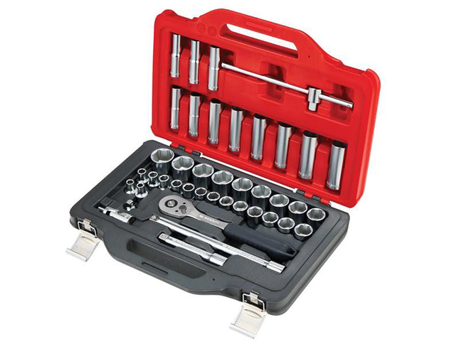 Facom 1/2In Drive Socket Set, 41 Piece