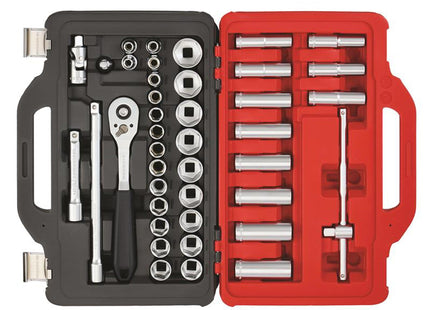 Facom 1/2In Drive Socket Set, 41 Piece