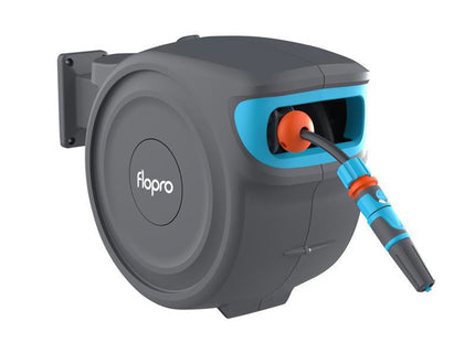 Flopro Auto Rewind Wall Mounted Reel + 20M Of Hose