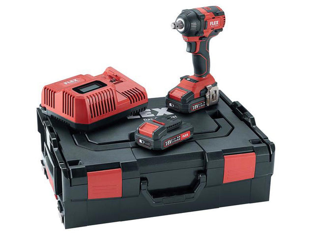 Flex Power Tools Iw 1/2 18.0-Ec/2.5 Brushless Impact Wrench 18V 2 X 2.5Ah Li-Ion