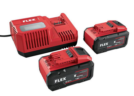 Flex Power Tools P-Set 18-88 R Battery & Charger Set 18V