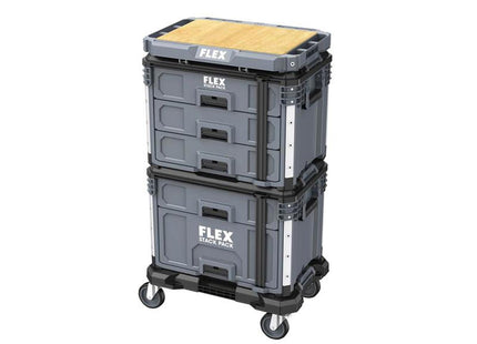 Flex Power Tools Tkl Sp Set 2 Stack Pack Carrying Case Kit 2