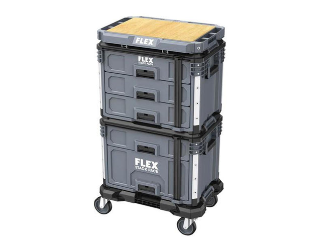 Flex Power Tools Tkl Sp Set 2 Stack Pack Carrying Case Kit 2