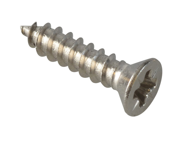Forgefix Self-Tapping Screw Pozi Compatible Csk A2 Ss 1/2In X 4 Forgepack 60