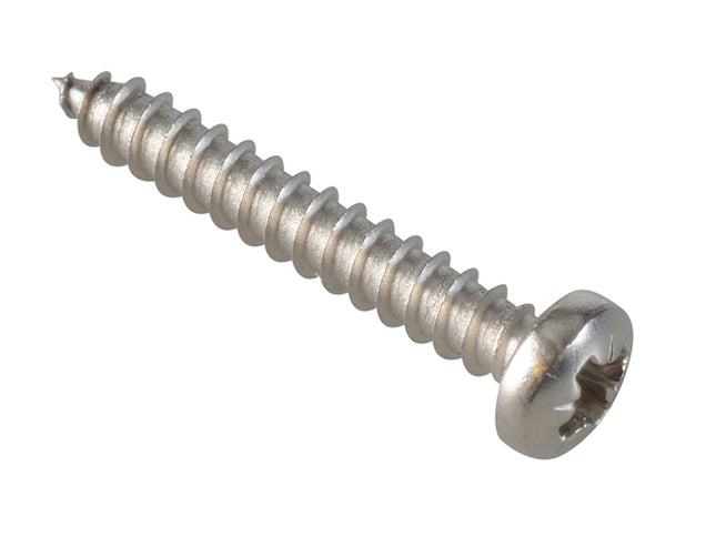 Forgefix Self-Tapping Screw Pozi Compatible Pan Head Ss 3/4In X 4 Forgepack 50