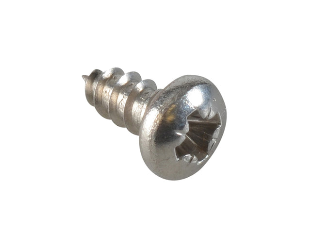 Forgefix Self-Tapping Screw Pozi Compatible Pan Head Ss 1/4In X 4 Forgepack 80